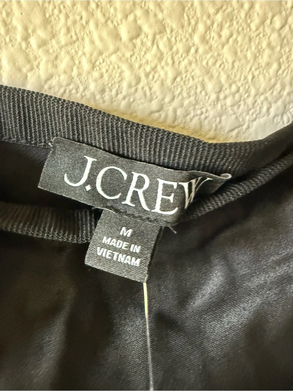 NWT JCREW Gwen Black Midi Skirt - slip style